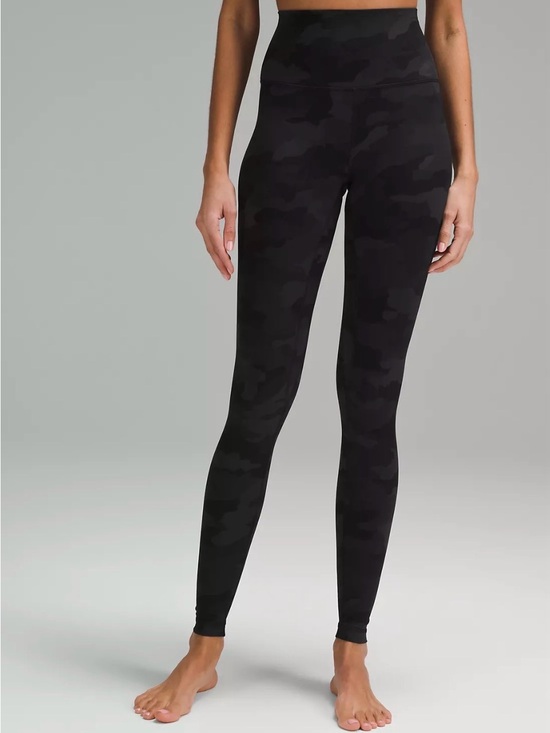 lululemon athletica Pants - lululemon Align Black Camo High-Rise Leggings